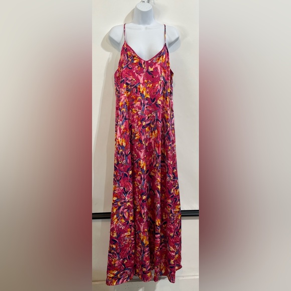 Nicole Miller Spaghetti Strap Dress Maxi Size Large New with tags - Picture 1 of 6